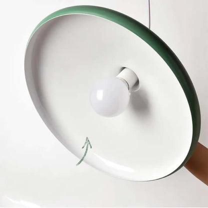 Sleek Metal Hanging Light