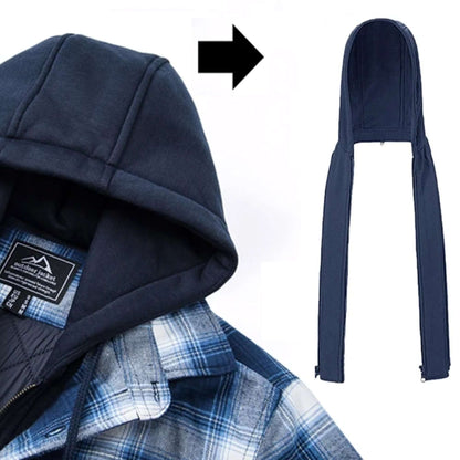 Classic Plaid Men's Winter Jacket