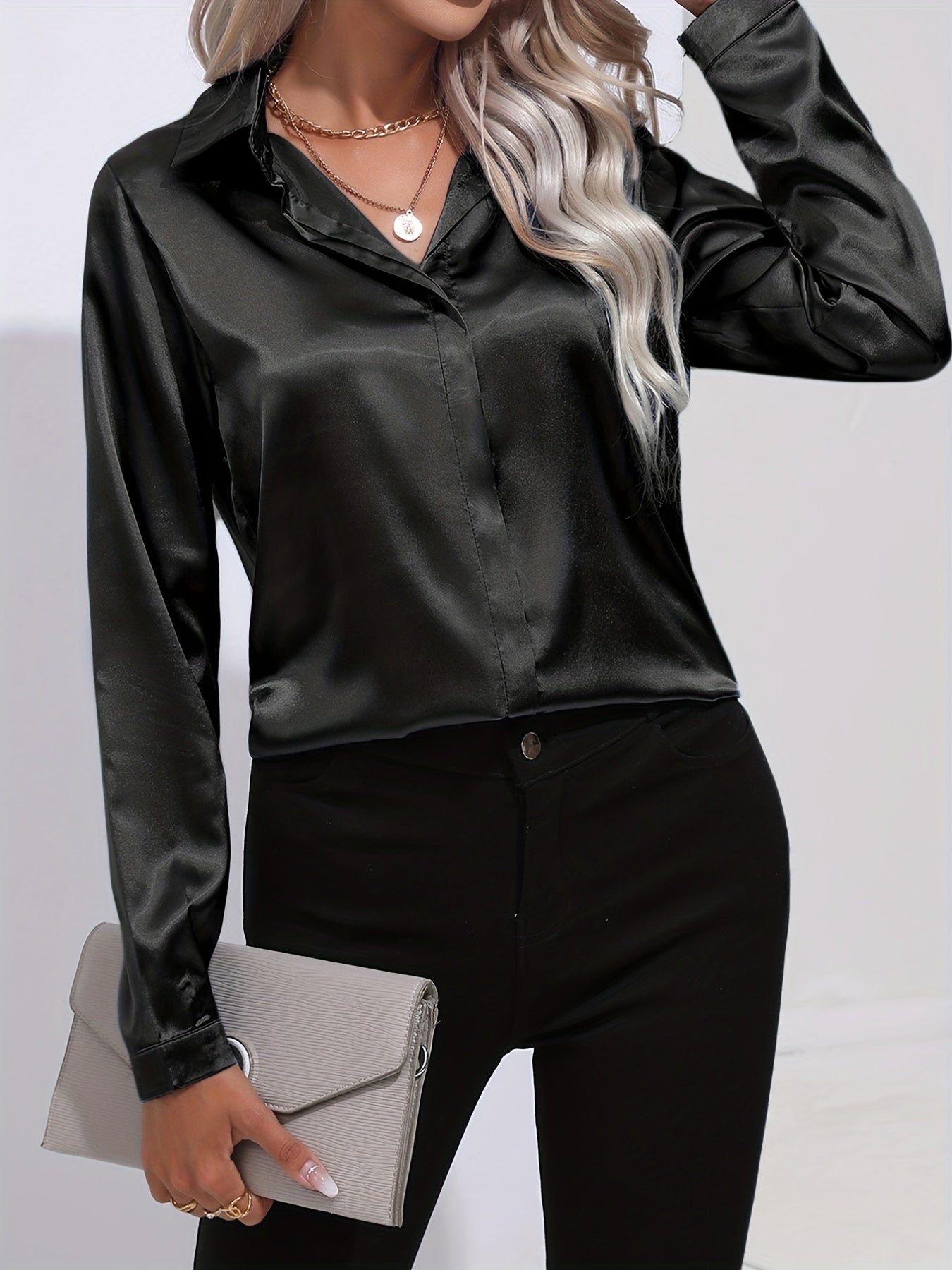 Ladies Classic Point Collar Shirt