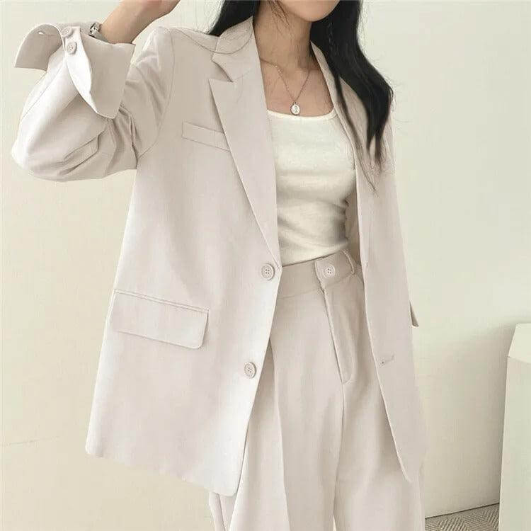 Classic Fit Jacket and Trousers Suit Set
