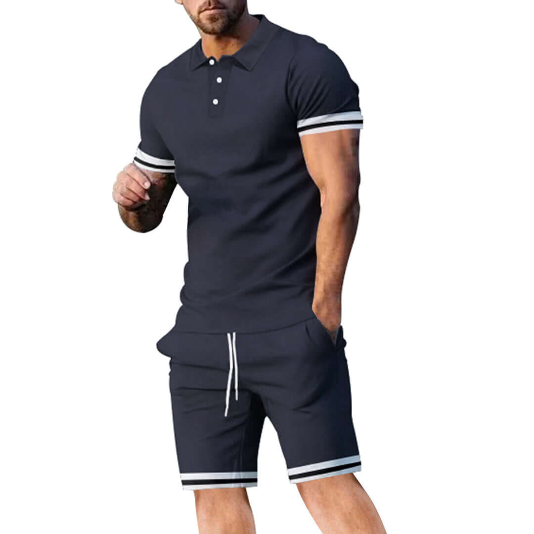 Relaxed Fit Summer Clothing Set for Men