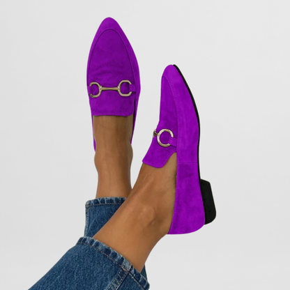 Classic Slip On Low Heel Shoes