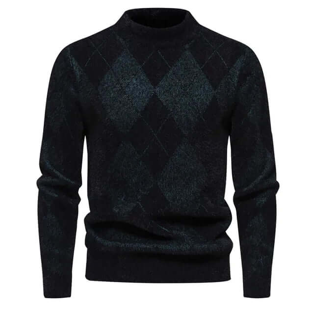 Classic Pattern Crew Neck Sweater