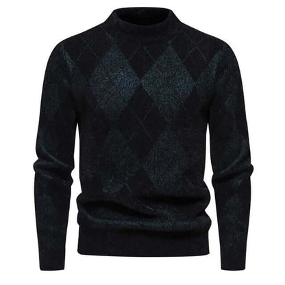 Classic Pattern Crew Neck Sweater