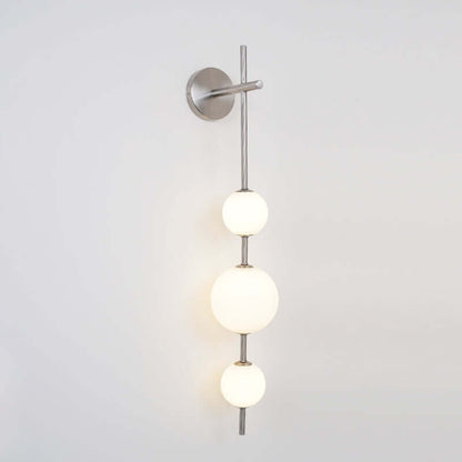 Sleek Round Glass Wall Light