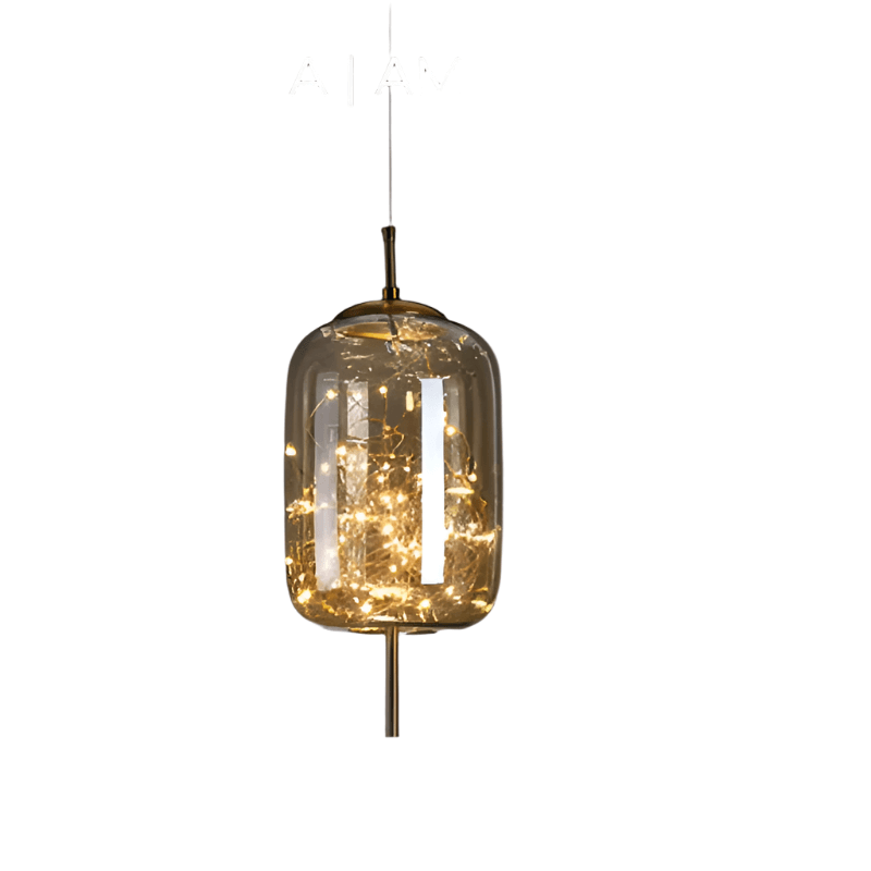 Warm Bronze Multi Light Pendant Lamp