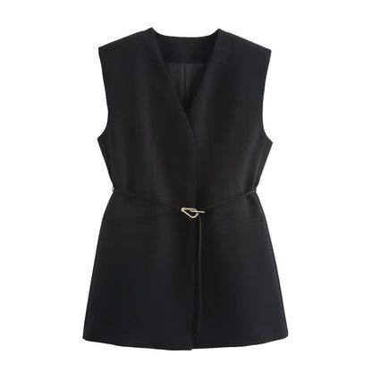 Classic Fit Waistcoat & Flowy Trousers