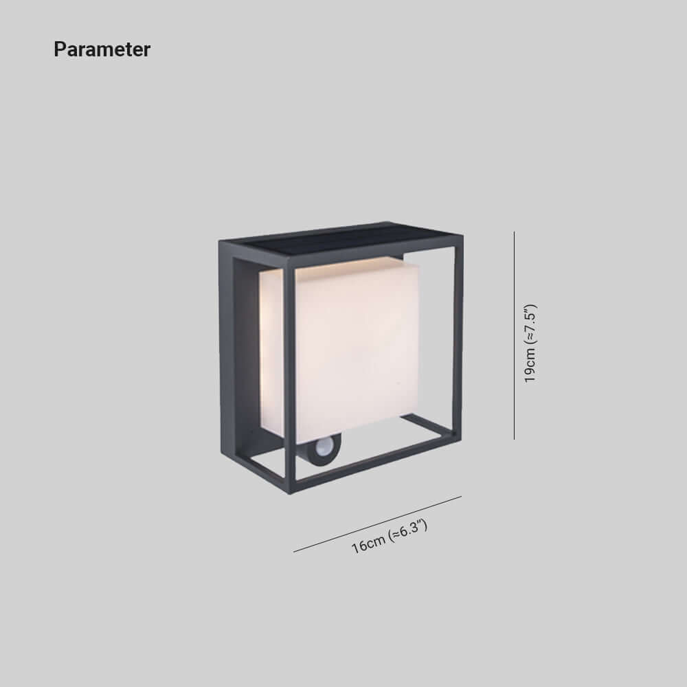 Weatherproof Outdoor Wall Light with Motion Sensor