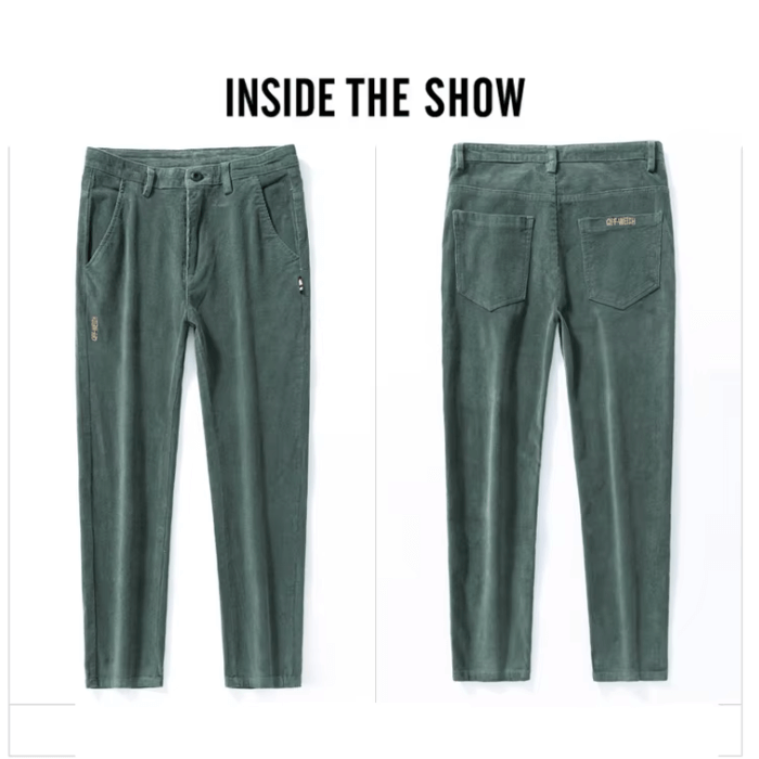 Warm Insulated Corduroy Snow Pants