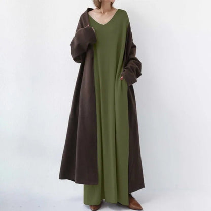 Alicia | Long Sleeves Maxi Dress