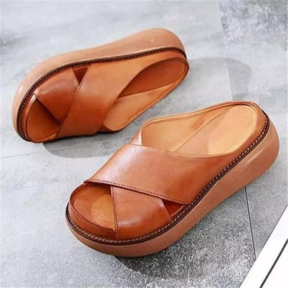 Ladies Buckle Strap Sandals