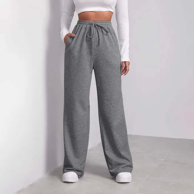 Comfortable Elastic Waist Women's Trousers