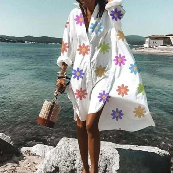 Comfortable Summer Short Sleeve Dress