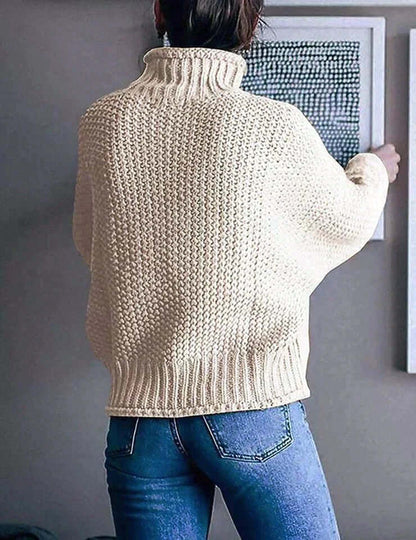 Thick Cable Crew Neck Jumper