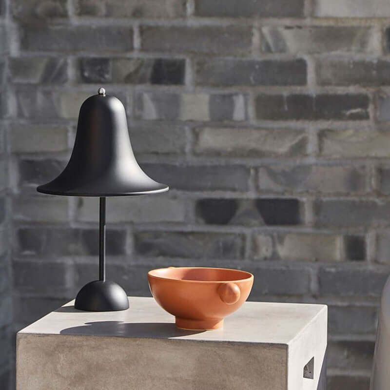Wireless Desk Lamp with Traditional Shade
