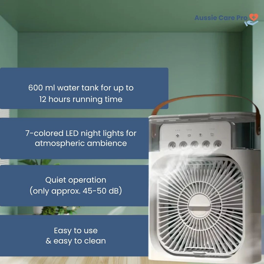 Compact 3-in-1 Fan, Mist & Humidifier System