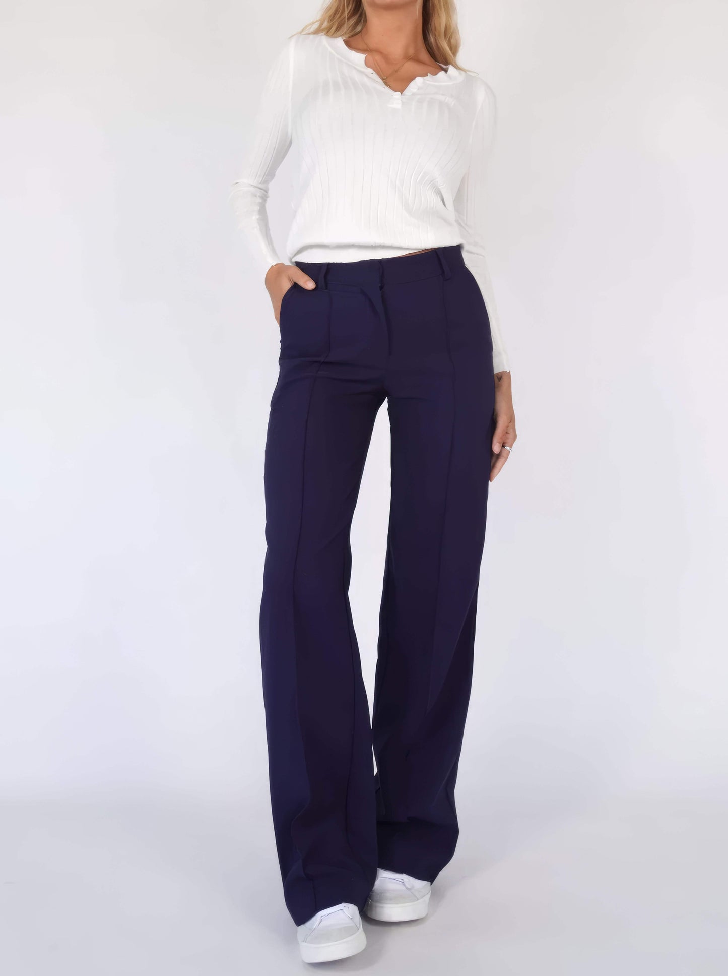 Comfortable High Waist Wide Leg Pants