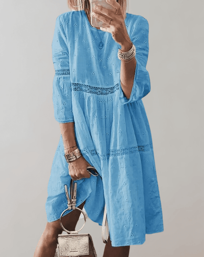 Casual Crochet Summer Dress - Luxivelle