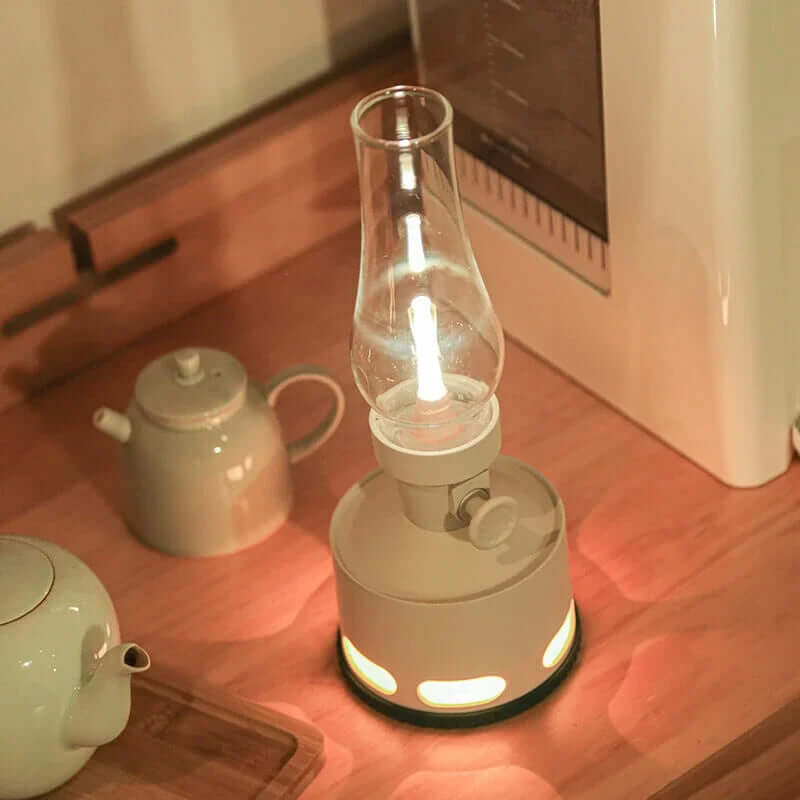 Retro LED Lantern - Rechargeable USB Powered