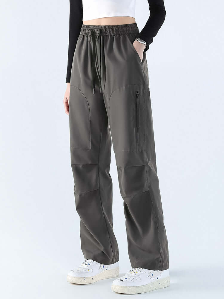 Comfortable Wide Leg Water Resistant Pants - Luxivelle