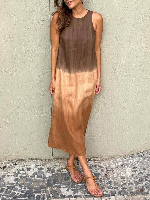Gradient Floral Sundress