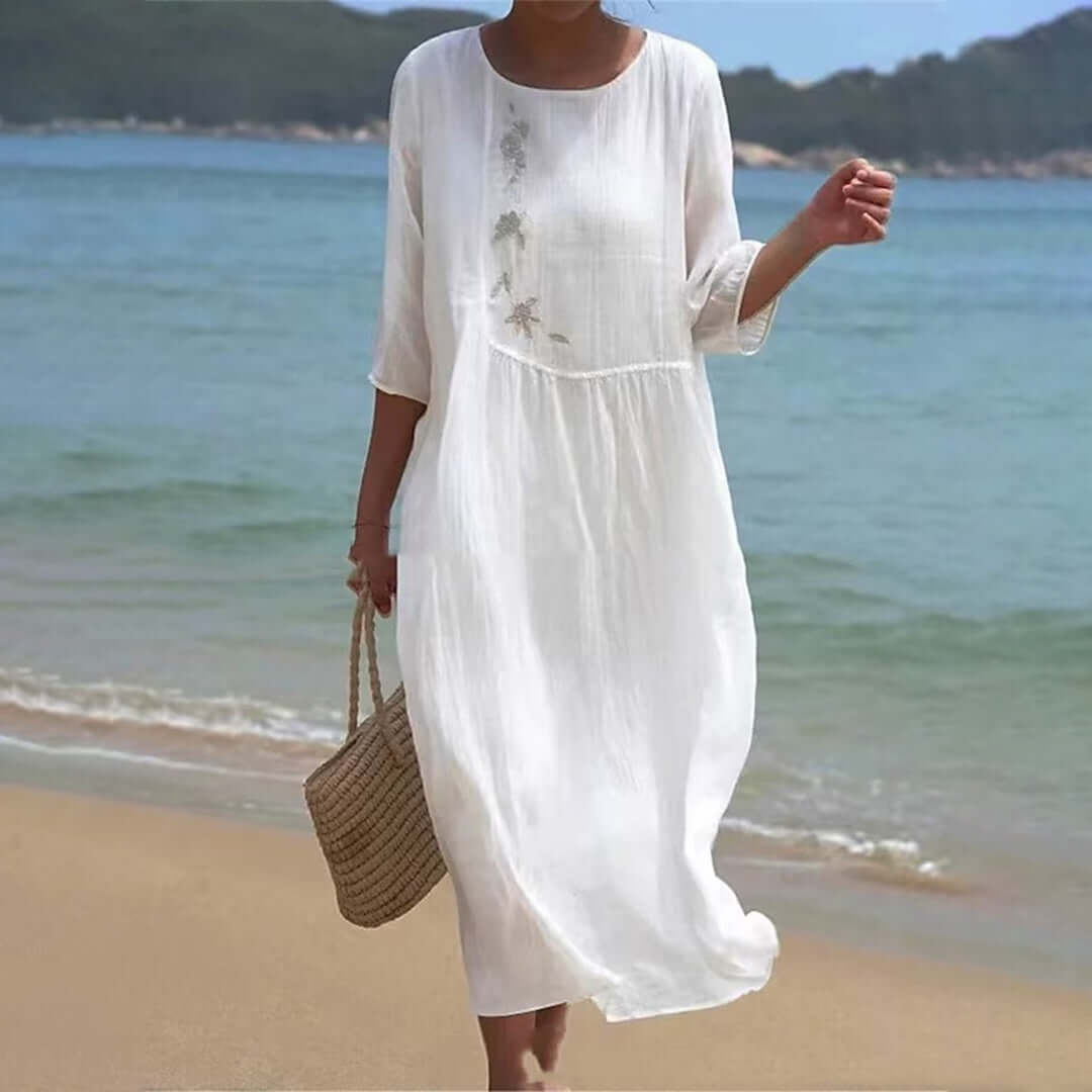 Lightweight Comfortable Women's Polyester Dress - Luxivelle