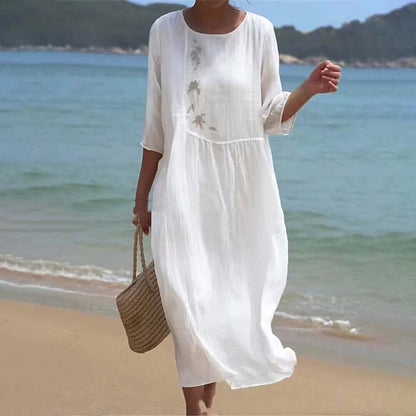 Lightweight Comfortable Women's Polyester Dress - Luxivelle