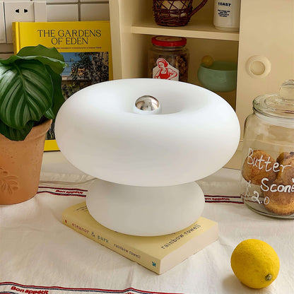 Stylish Metal Base Round Desk Lamp