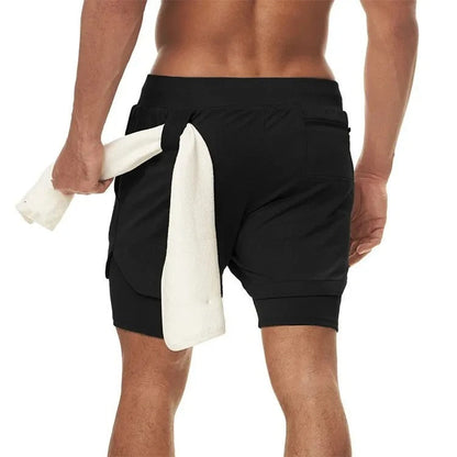 Men's Lightweight Moisture Wicking Athletic Running Shorts