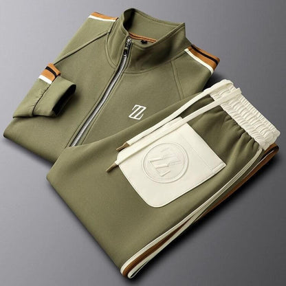 Men's Sporty Athletic Tracksuit Set