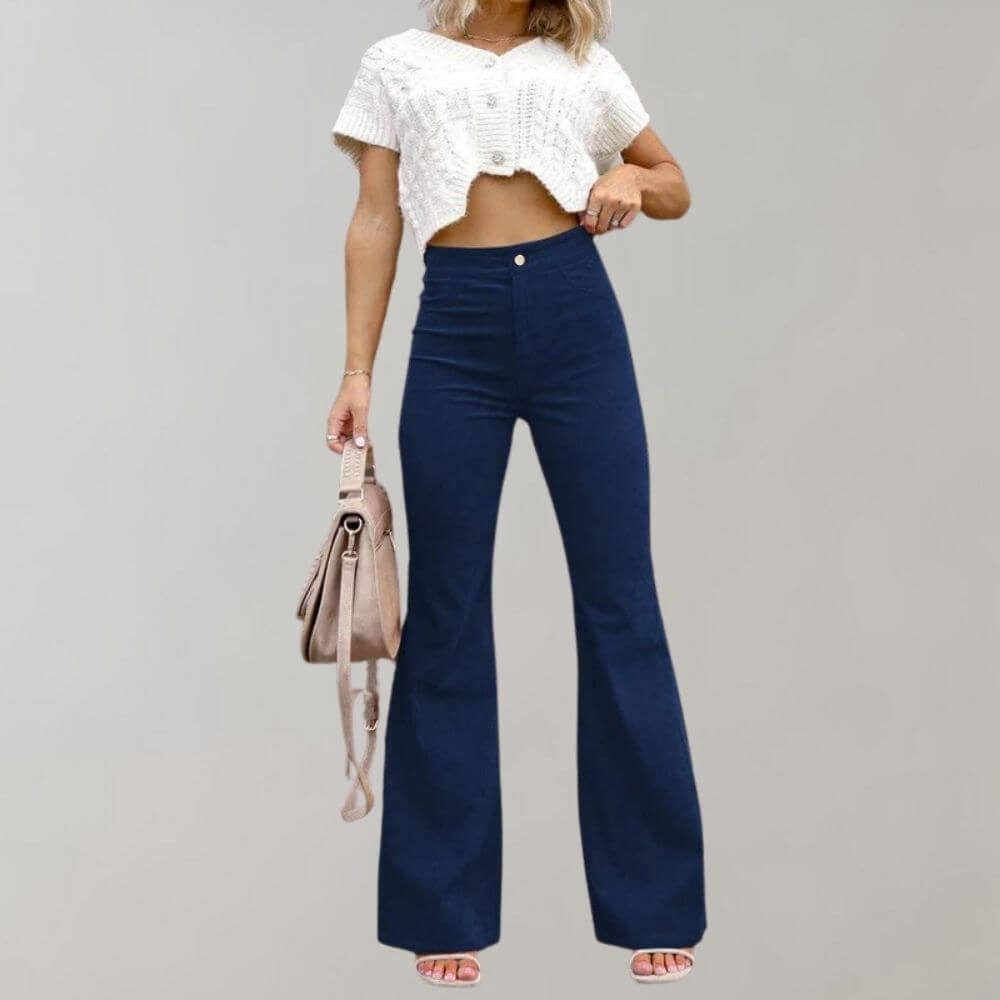 Comfortable High Waist Loose Fit Women's Pants