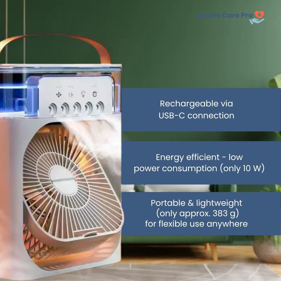 Compact 3-in-1 Fan, Mist & Humidifier System