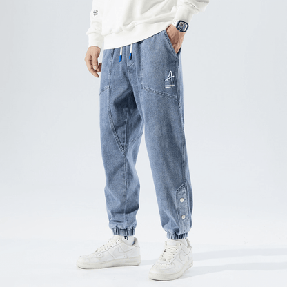 Comfortable Jeans Style Loose Fit Pants