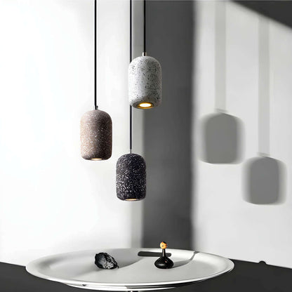 Rustic Metal Hanging Ceiling Light, 16cm Glass Shade
