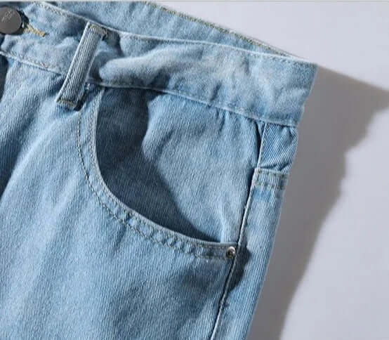 Comfortable Men's Straight Leg Casual Jeans