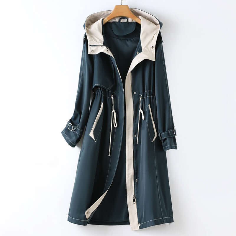 Ladies Water Resistant Hooded Jacket - Luxivelle