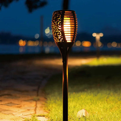 Outdoor Solar Lantern - Warm Flicker Light Effect - Luxivelle