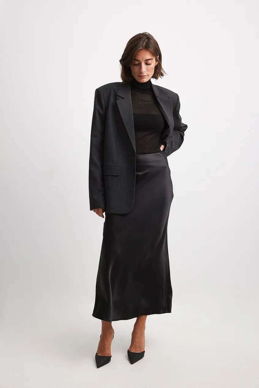 Elegant Long Flowy Skirt - Luxivelle