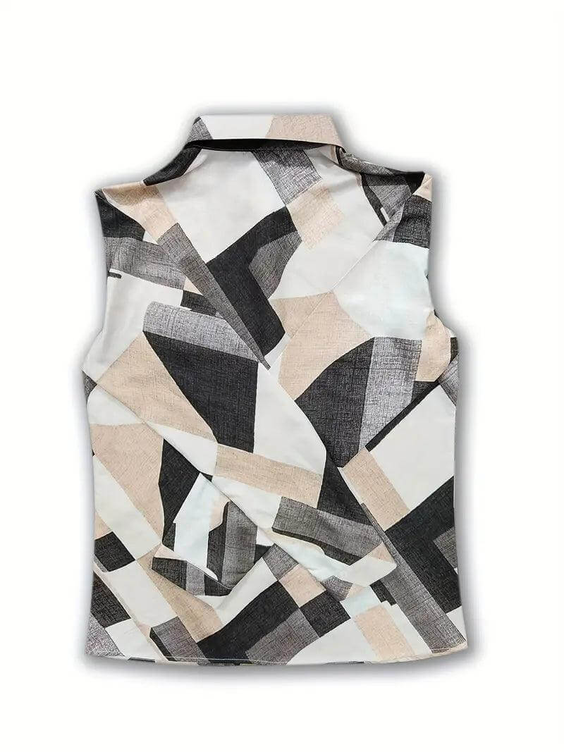 Ladies Classic Patterned Blouse Shirt