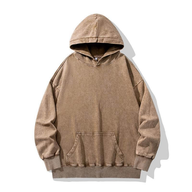 Relaxed Fit Mens Hooded Sweatshirt