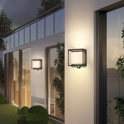 Weatherproof Outdoor Wall Light with Motion Sensor