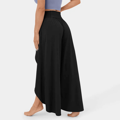 Comfortable High Waist Wide Leg Trousers