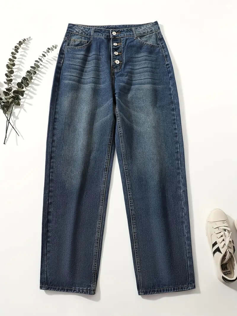 Comfortable Women's Relaxed Fit Denim Jeans