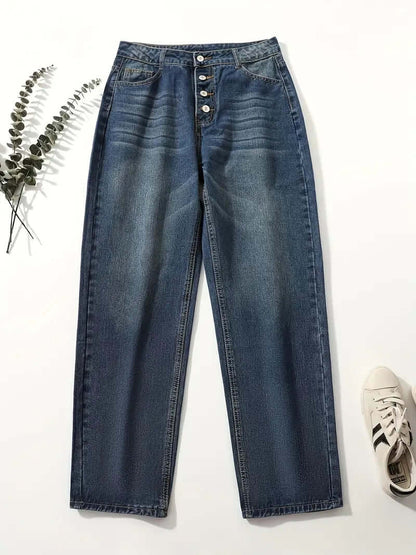 Comfortable Women's Relaxed Fit Denim Jeans