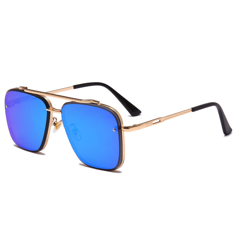 Classic Retro Metal Aviator Sunglasses - Luxivelle