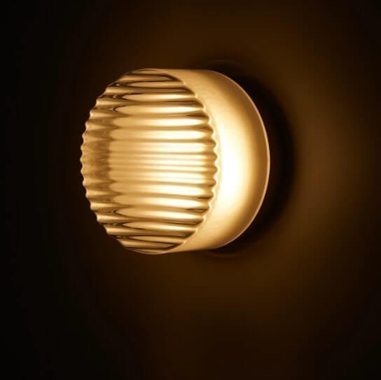Contemporary Circular LED Outdoor Wall Lamp