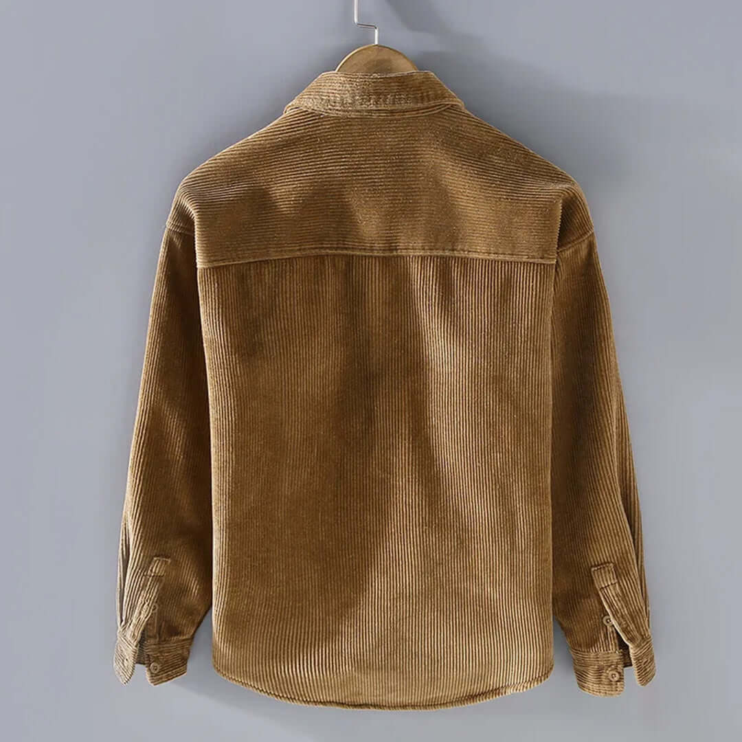 Rugged Corduroy Fleece Lined Mens Jacket