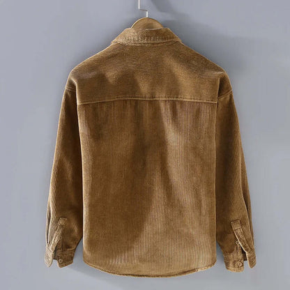 Rugged Corduroy Fleece Lined Mens Jacket