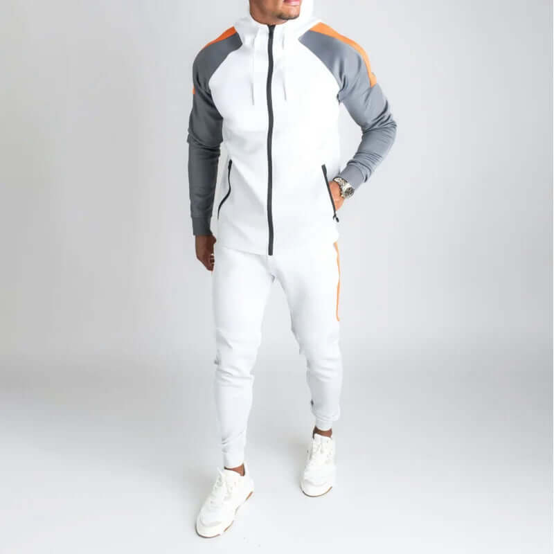 Men's Bold Two Tone Sport Tracksuit - Luxivelle