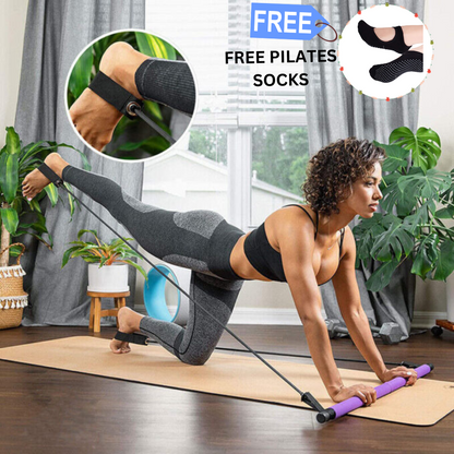 Home Fitness Pilates Bar For Full Body Exercise